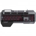 Teclado Gamer Armor Abnt2 Multimidia Led 7 Cores 1.8 M Usb Sensacao Mecanica Apoio De Pulso Magnetico - Gt500